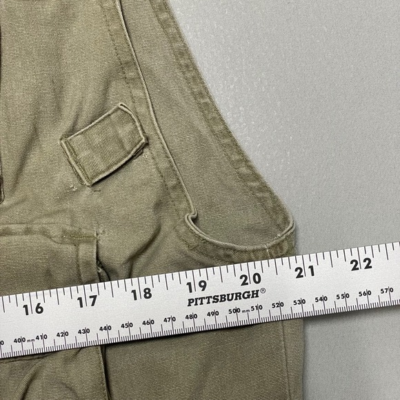 Trail Designs Mens Vintage Canvas Utility Vest Multi Pocket Cargo Tactical Camp - Picture 4 of 7